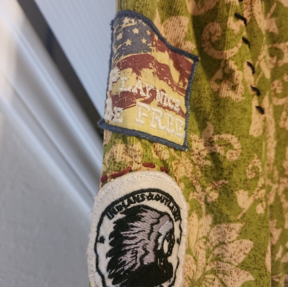 Double D Ranch Green Patchwork Jacket - Picture 3 of 15
